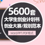 大学生创新创业计划书模板ppt商业策划方案项目范本word范文案例