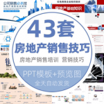 房地产销售技巧培训课件wps楼盘营销秘笈基础知识教学课程PPT模板