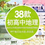 高中初中学生地理课件PPT模板认识地球自然环境气候农业海水性质