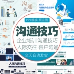 沟通技巧培训ppt模板实用沟通技能商务销售口才人际关系企业客户
