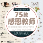 教师节PPT师恩难忘相册感恩老师中小学幼儿园活动策划动态ppt模板