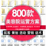 美容院拓客会所营销策划活动方案美容店开业促销推广话术管理资料
